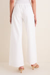 White Cotton Poplin Colby Pant