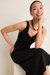 Black Sleeveless Juniper Dress