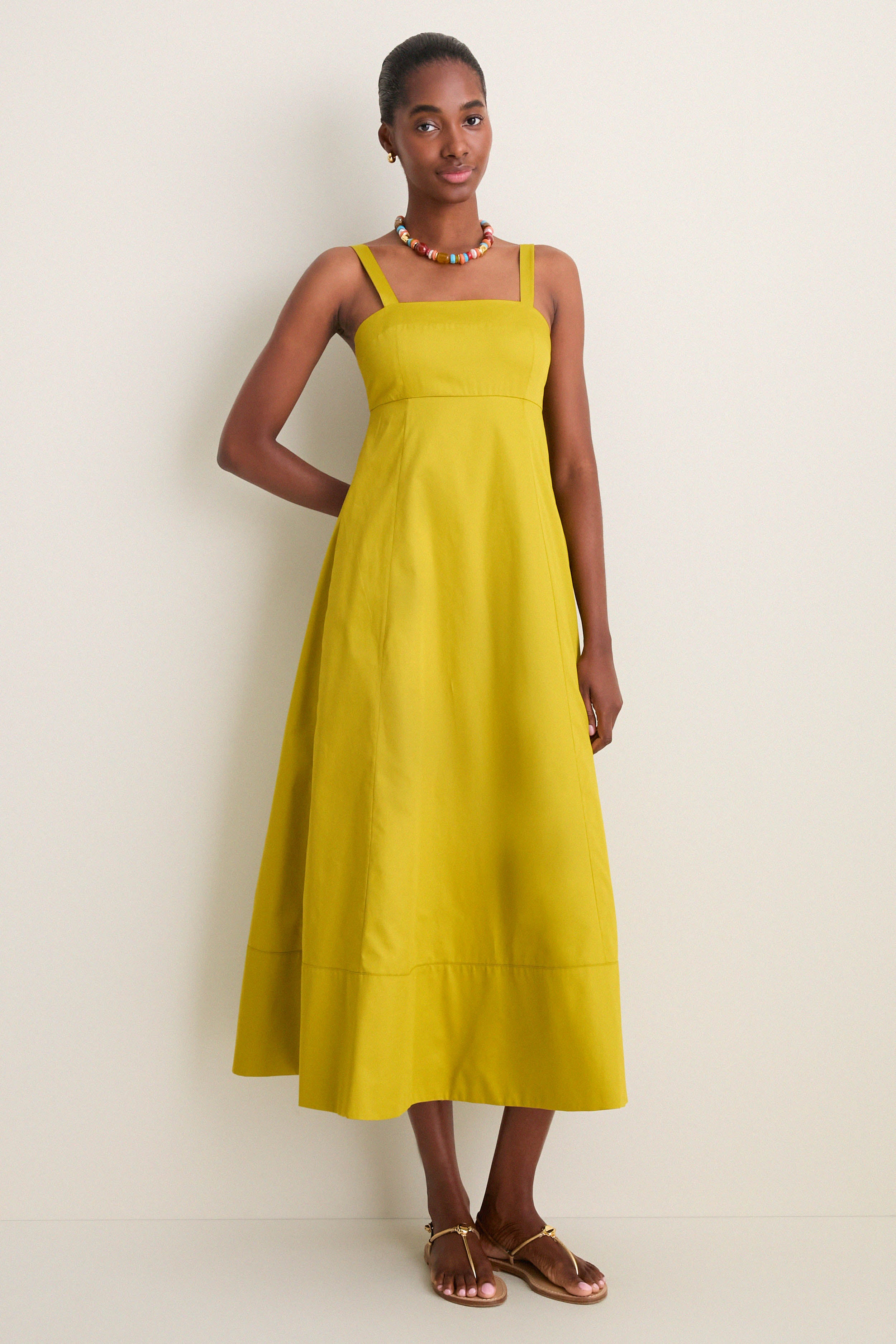 Pistachio Fit and Flare Dress