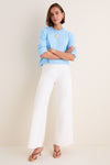 Light Blue Cotton Dominick Sweater