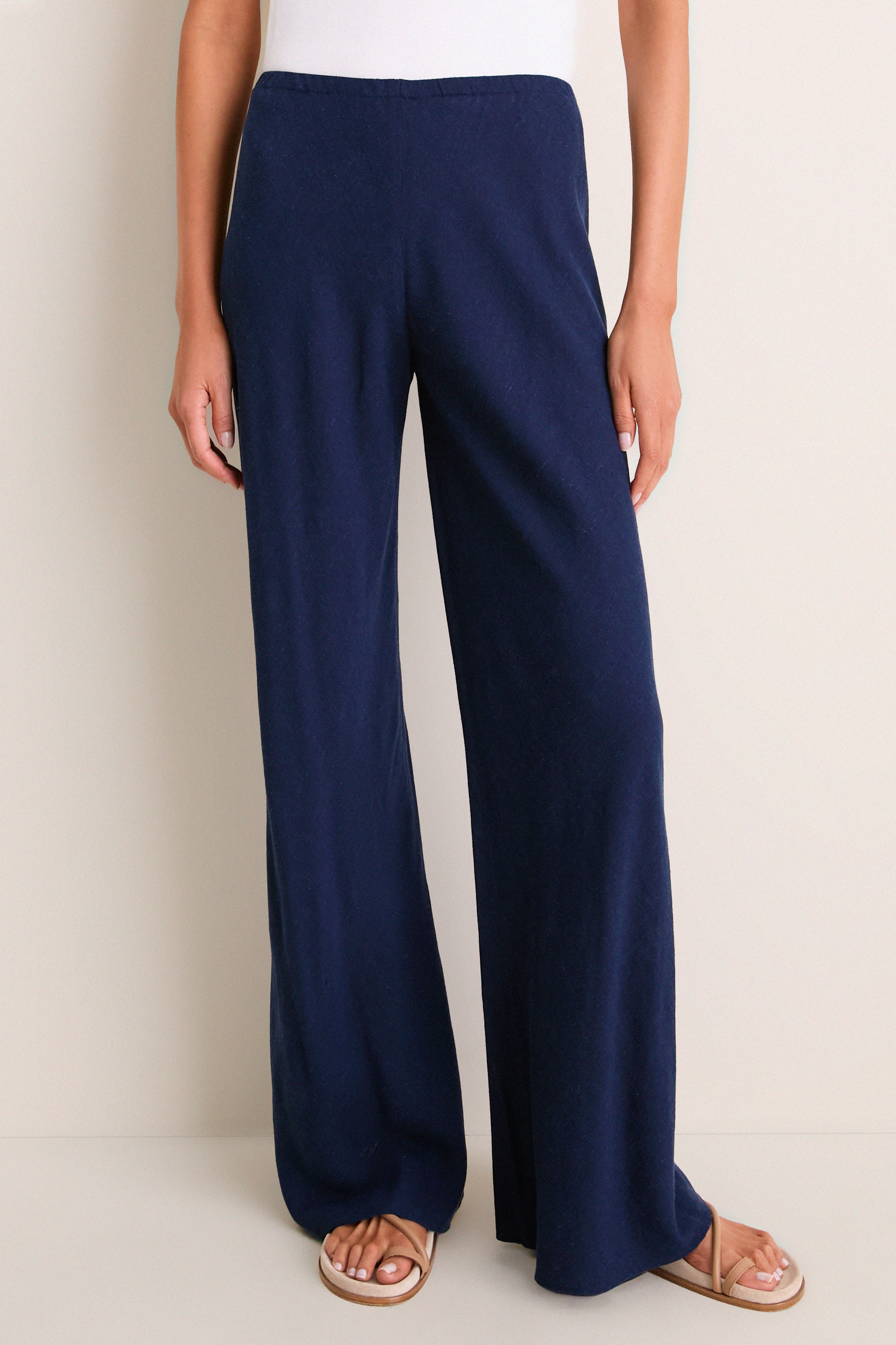 Midnight Linen Colby Pant | La Ligne