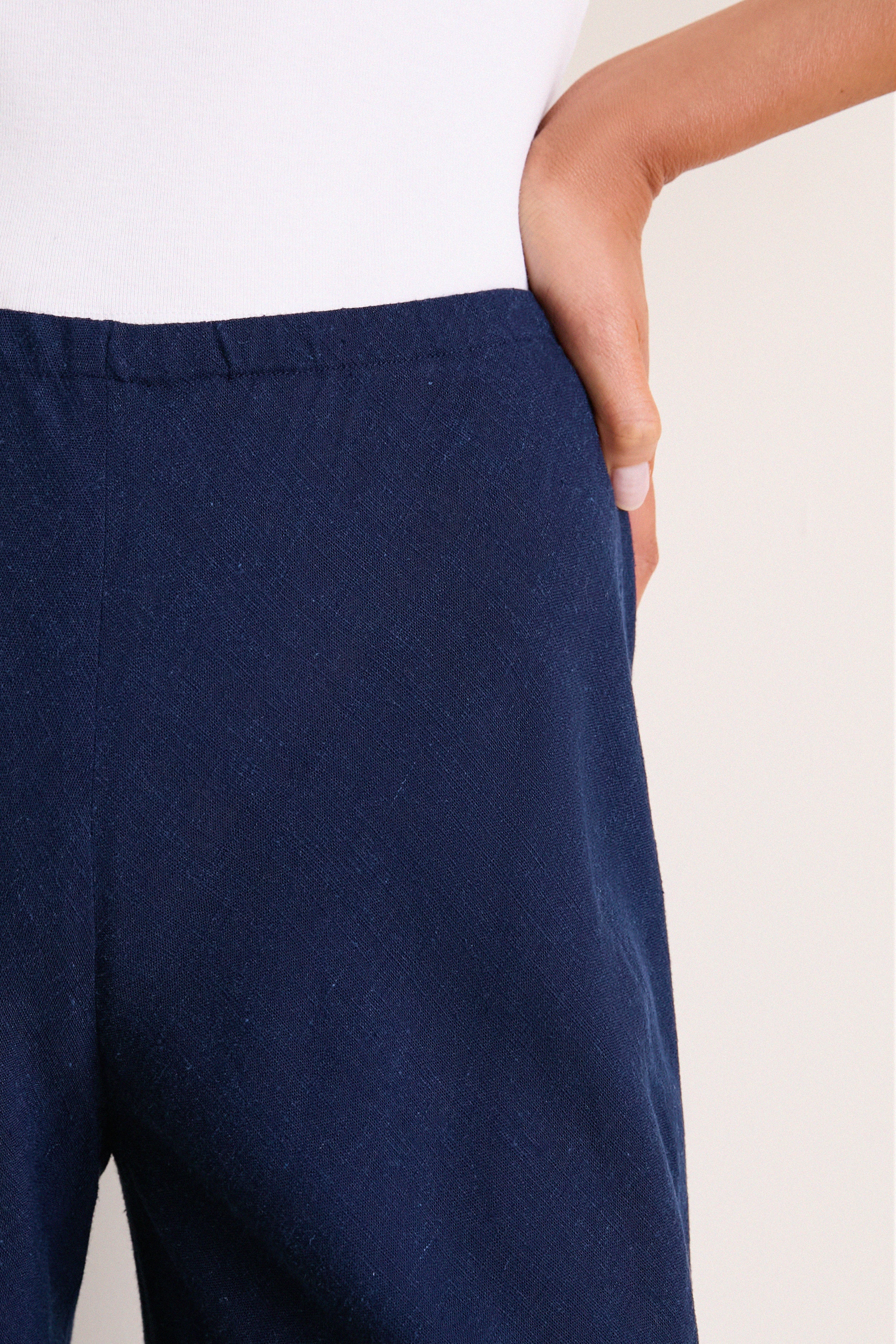 Midnight Linen Colby Pant | La Ligne