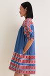 Multi Stina Chambray Mini Dress