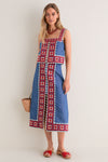 Multi Stina Chambray Sleeveless Top