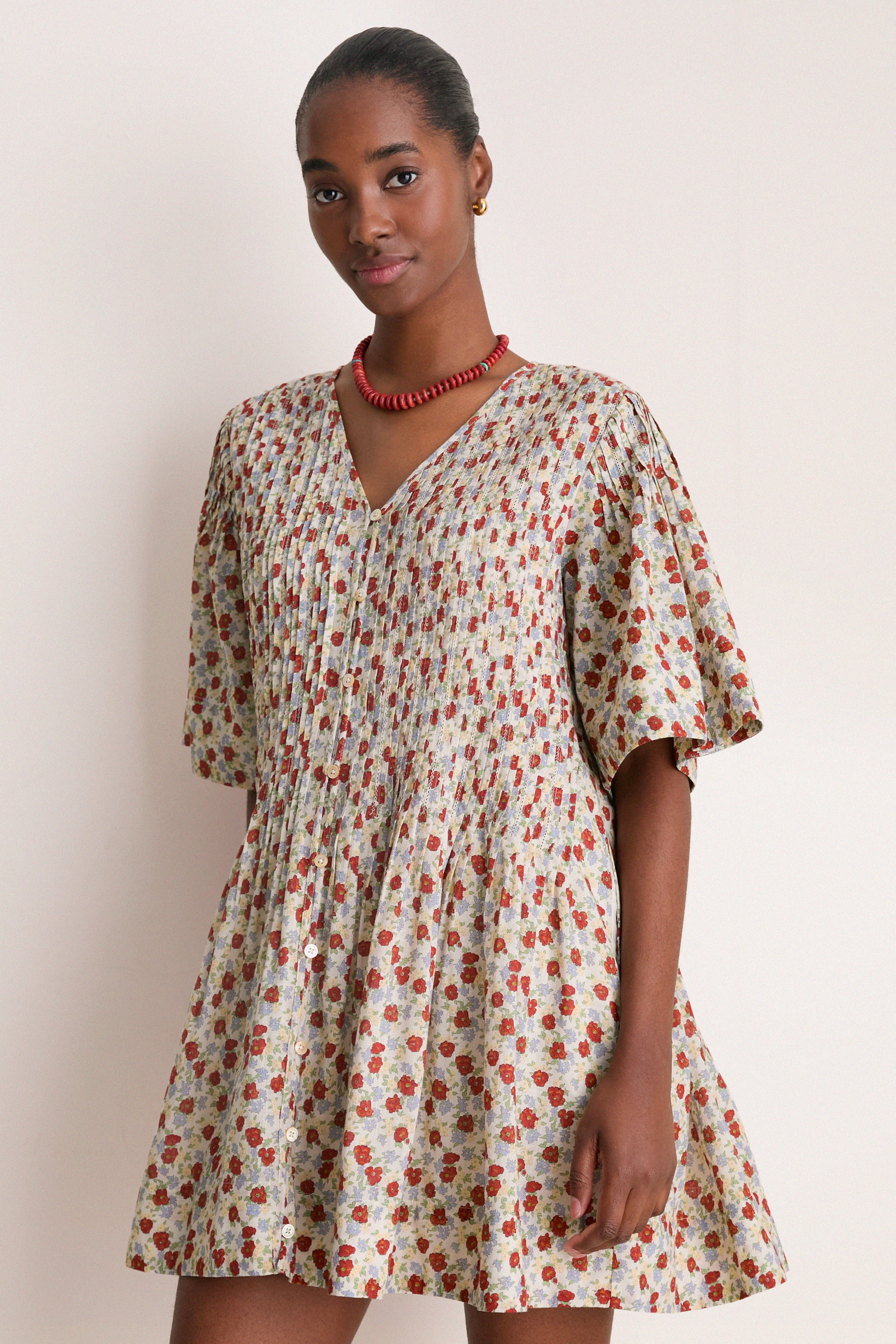 floral print mini dress Multi Viera This Pretty In Provence Size:US2/UK6/EU34 holiday lounge Zpanxa Women's Plus Size