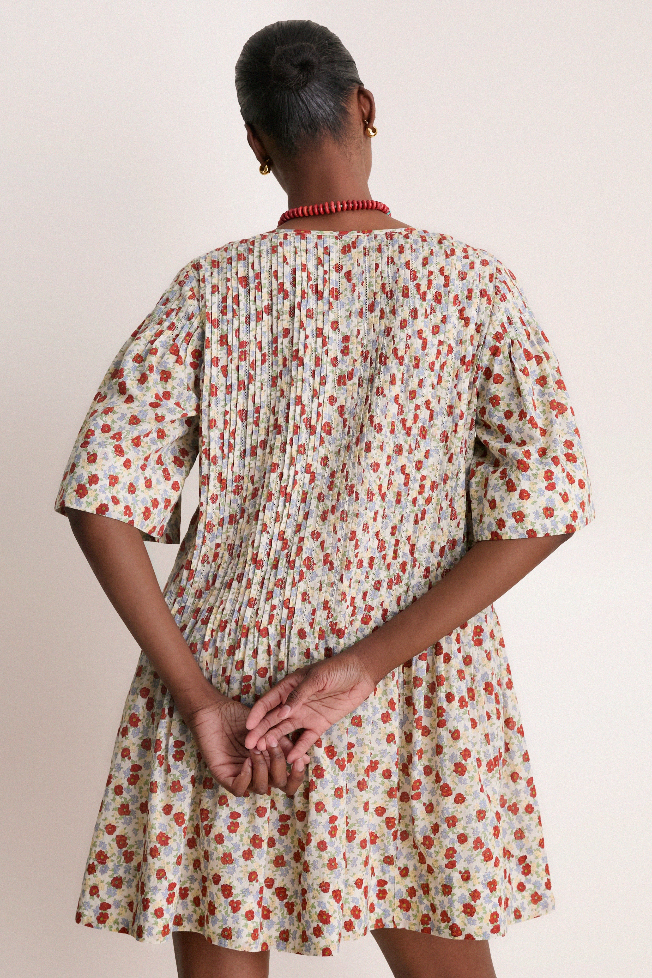 Multi Viera Print Mini Dress