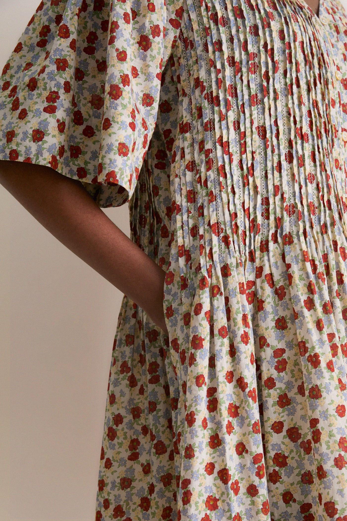 Multi Viera Print Mini Dress