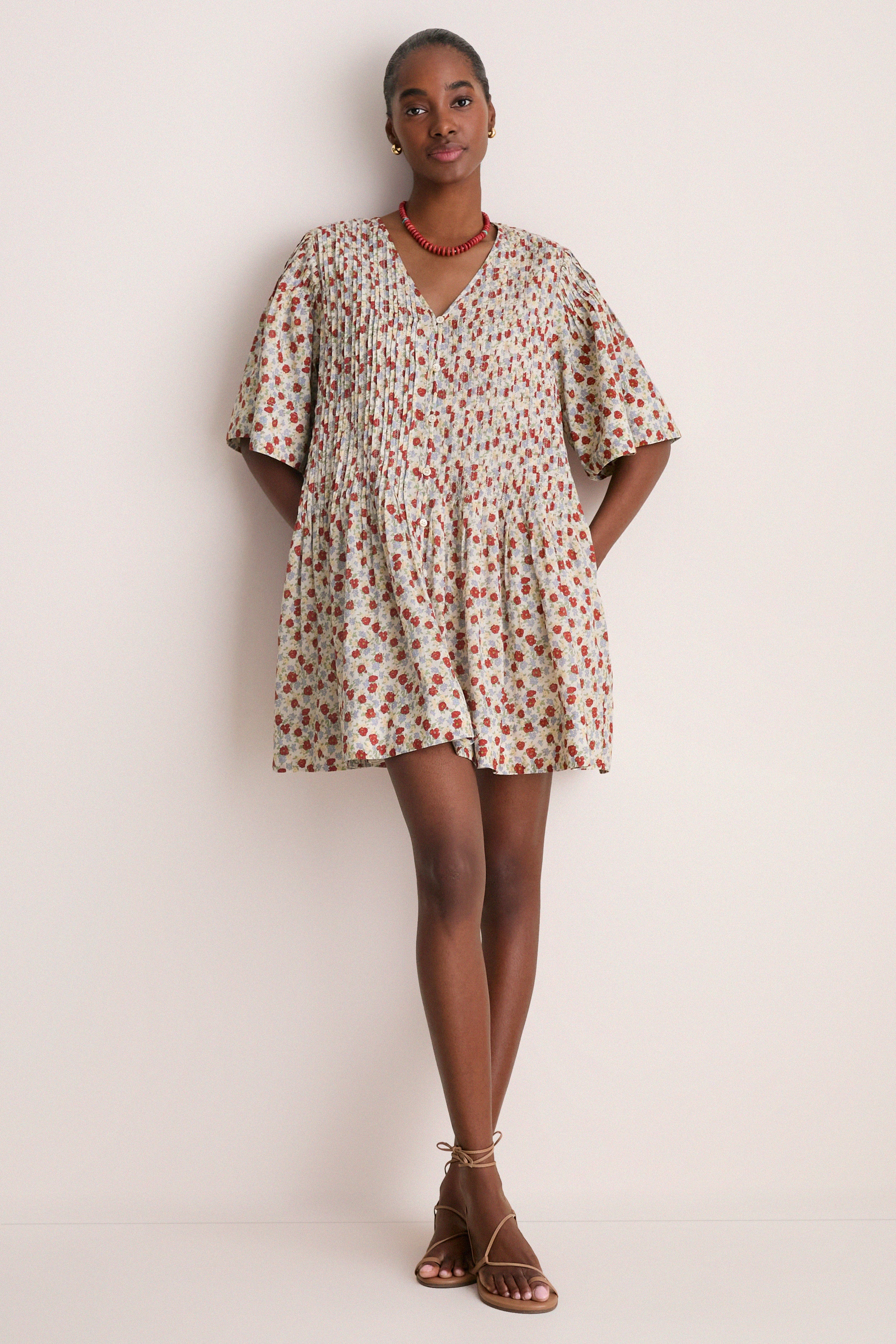 Multi Viera Print Mini Dress