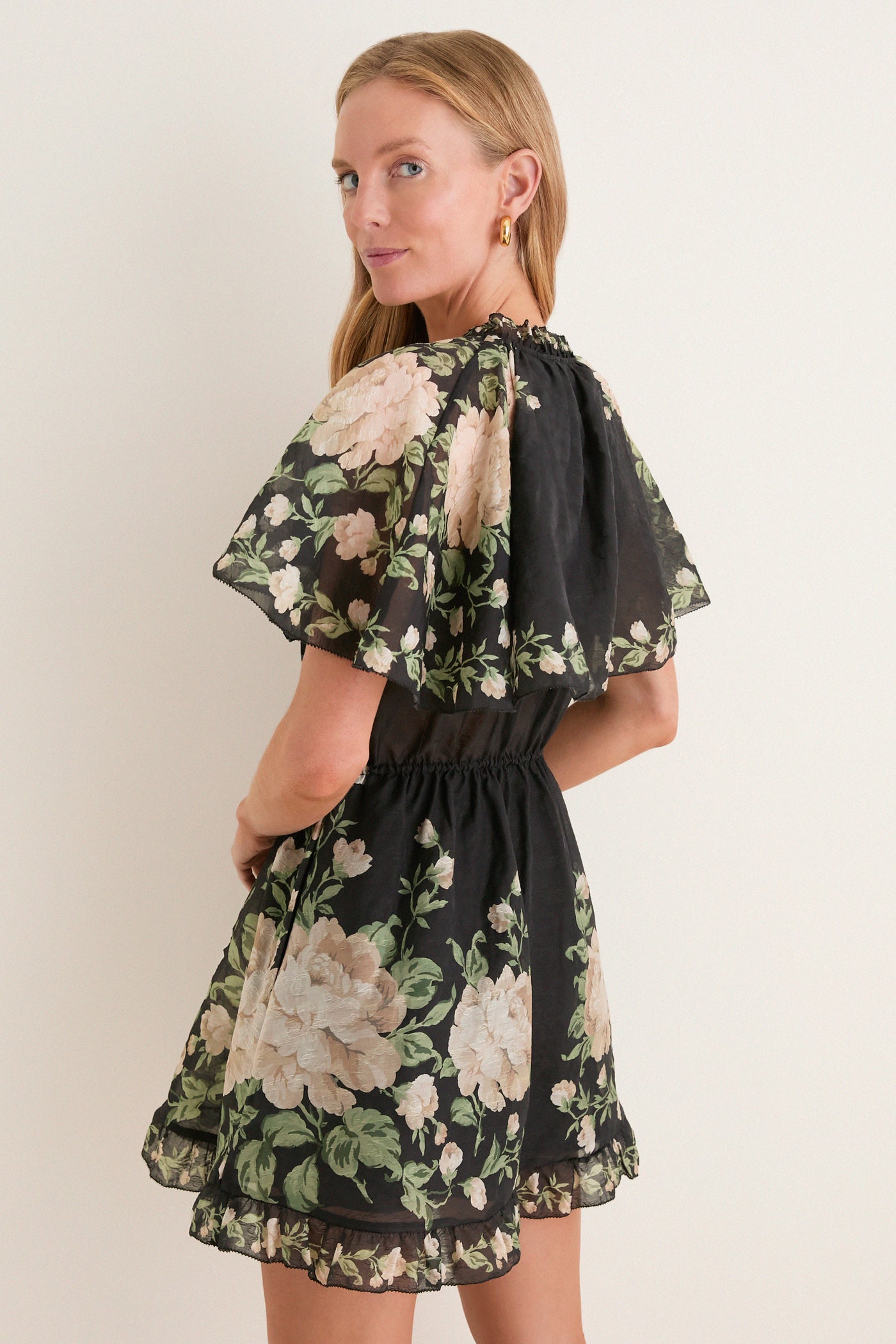 christina mini dress Sea Christina Print Mini Dress | Black | Size S