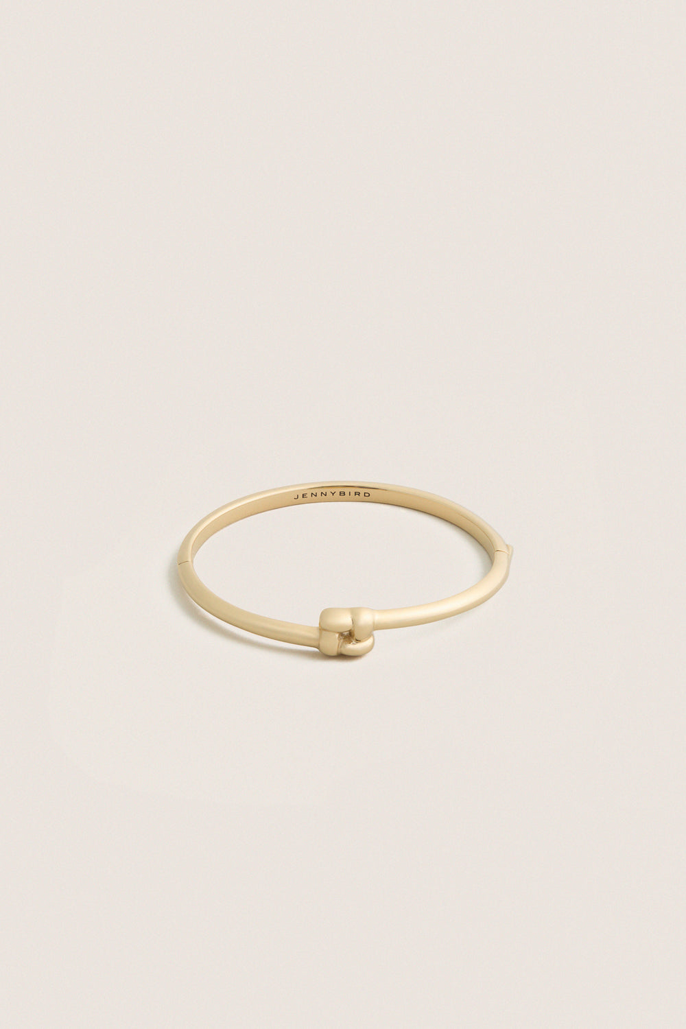 High Polish Gold Slim Woven Square Bangle