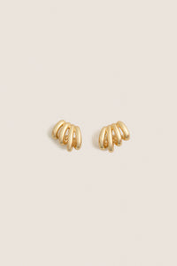 High Polish Gold Monroe Earrings