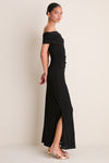 Black Rue Mesh Maxi Dress