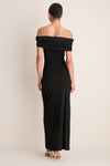 Black Rue Mesh Maxi Dress