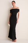 Black Rue Mesh Maxi Dress