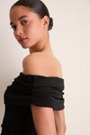 Black Rue Mesh Maxi Dress