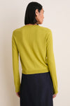 Pear Cashmere Silk Spencer Cardigan