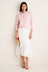 Blush Cashmere Silk Spencer Cardigan
