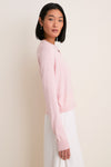 Blush Cashmere Silk Spencer Cardigan