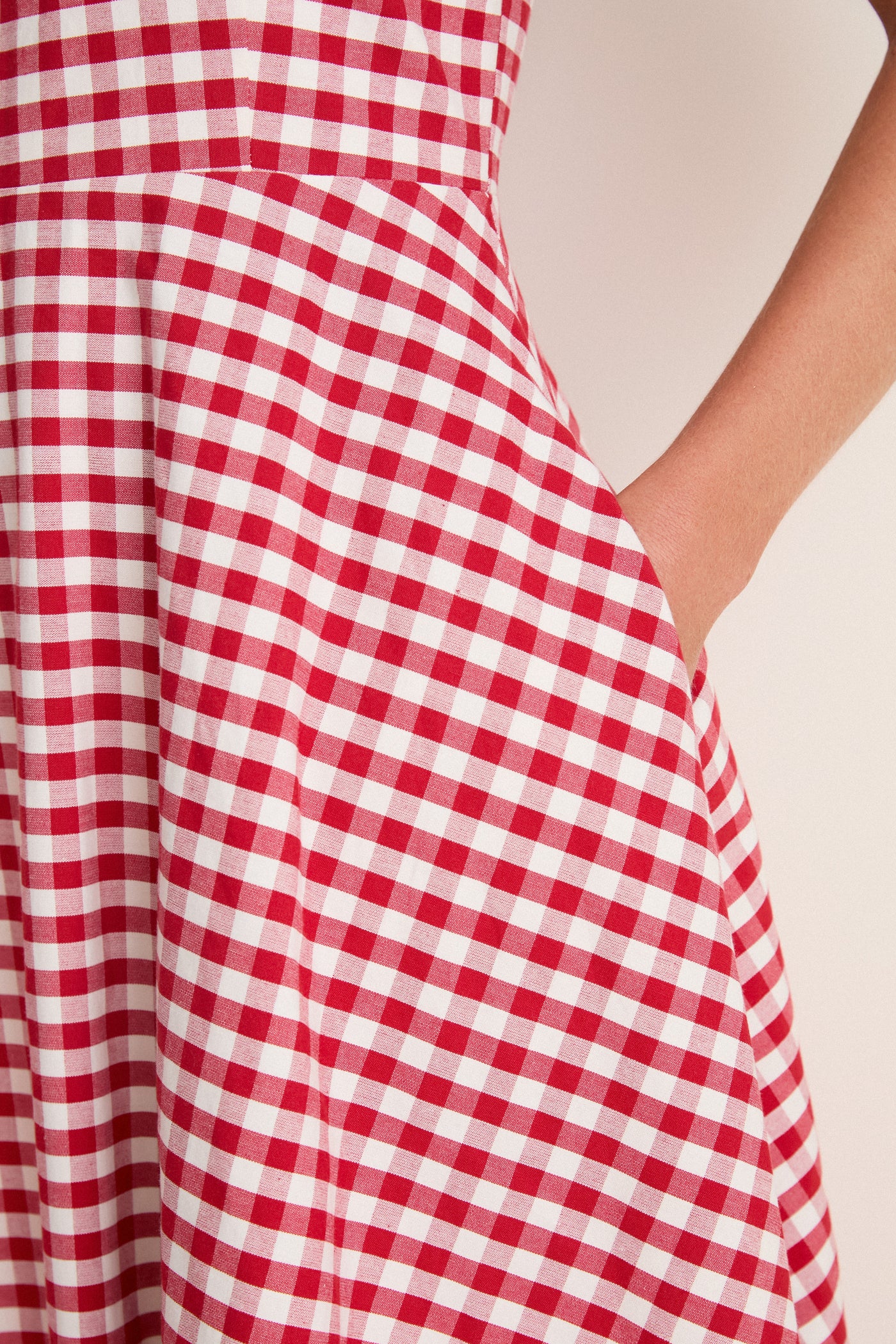 Apple Red Gingham Stella Midi Dress | Tuckernuck Apple Red Gingham Stella Midi Dress | Tuckernuck