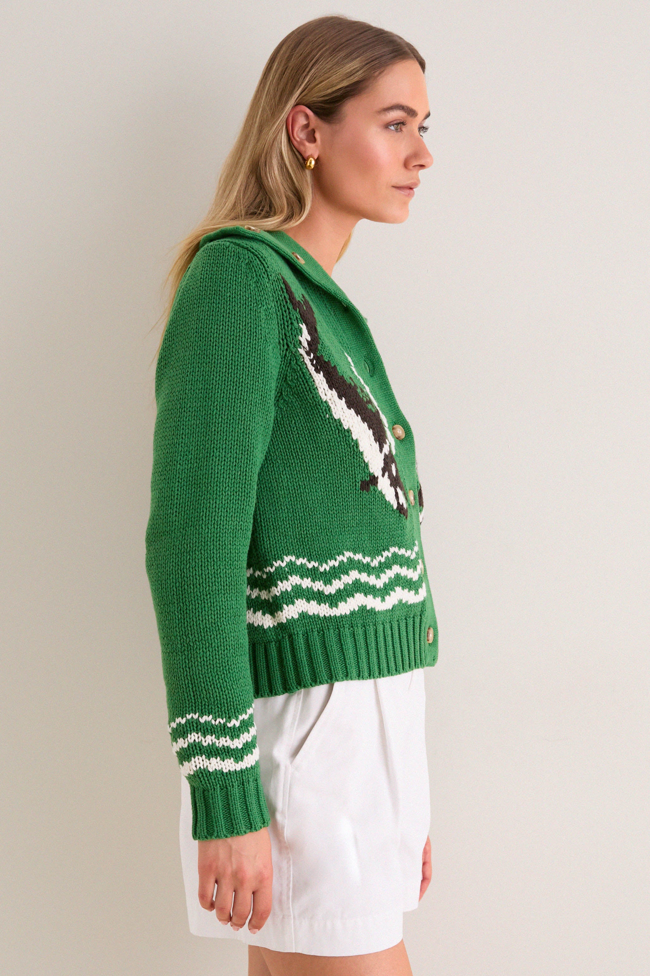 Grove Bass Cardigan | THE GREAT.