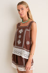 Chocolate Sparrow Tank