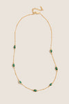 Gold Magma Gemstone Charm Choker