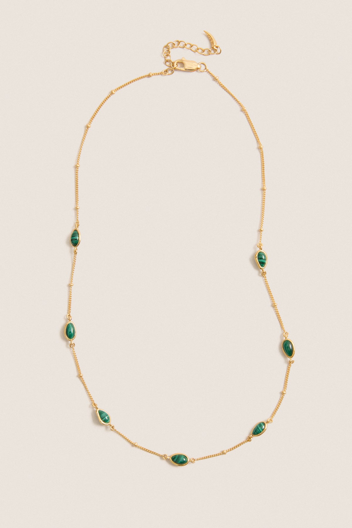 Gold Magma Gemstone Charm Choker
