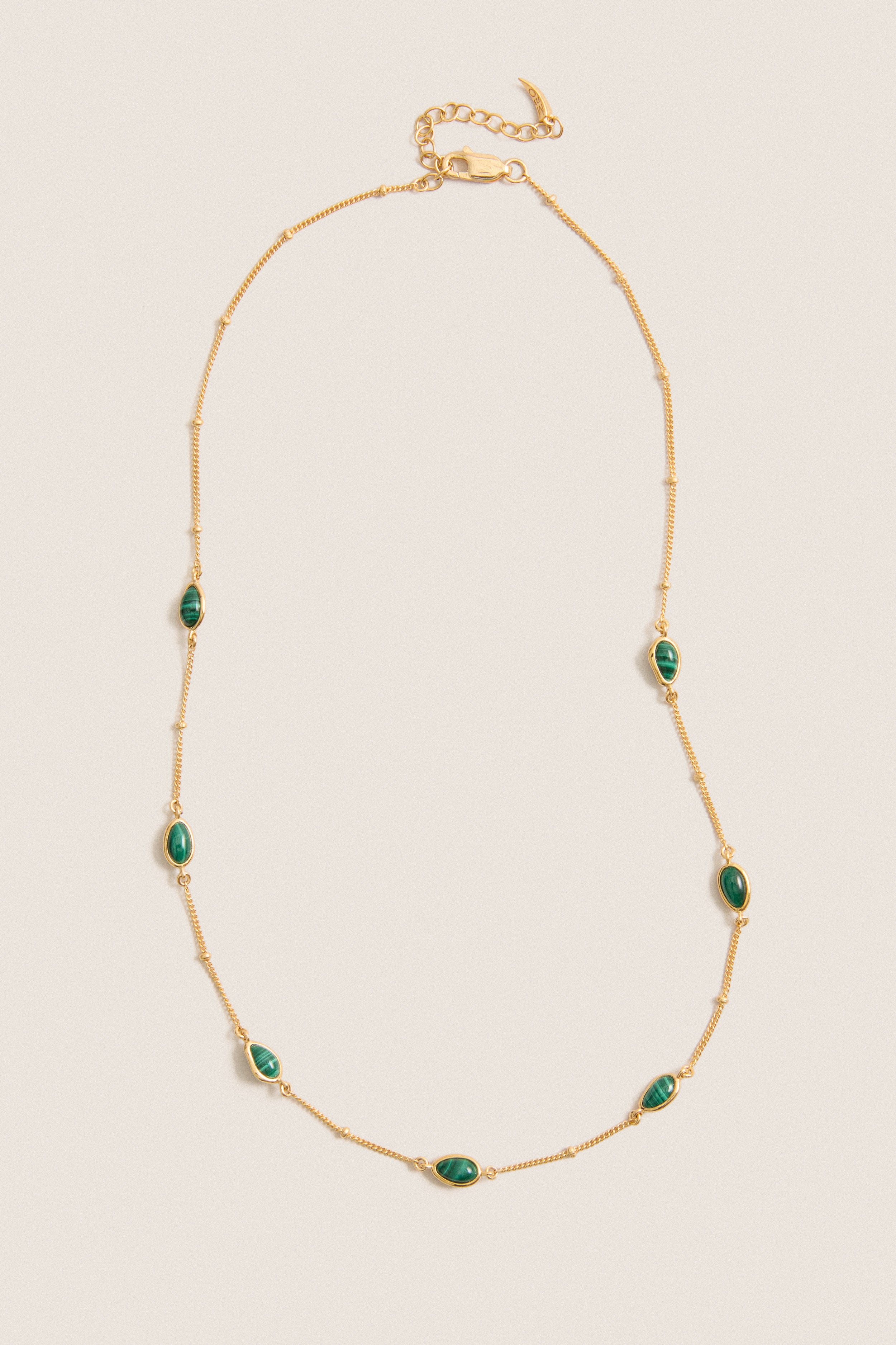 Gold Magma Gemstone Charm Choker