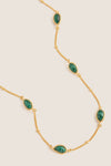 Gold Magma Gemstone Charm Choker