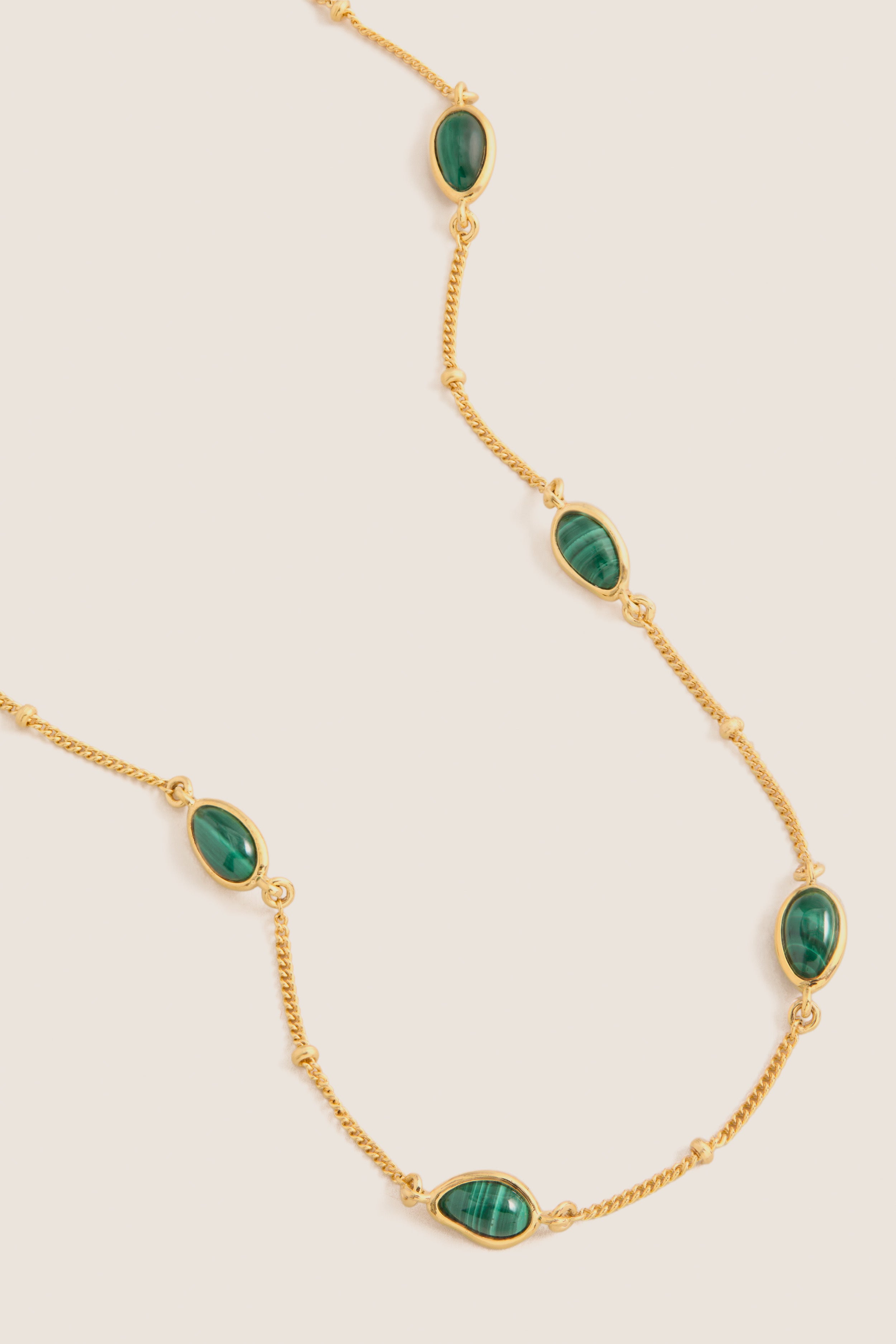 Gold Magma Gemstone Charm Choker
