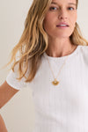 Gold Zenyu Fan Necklace