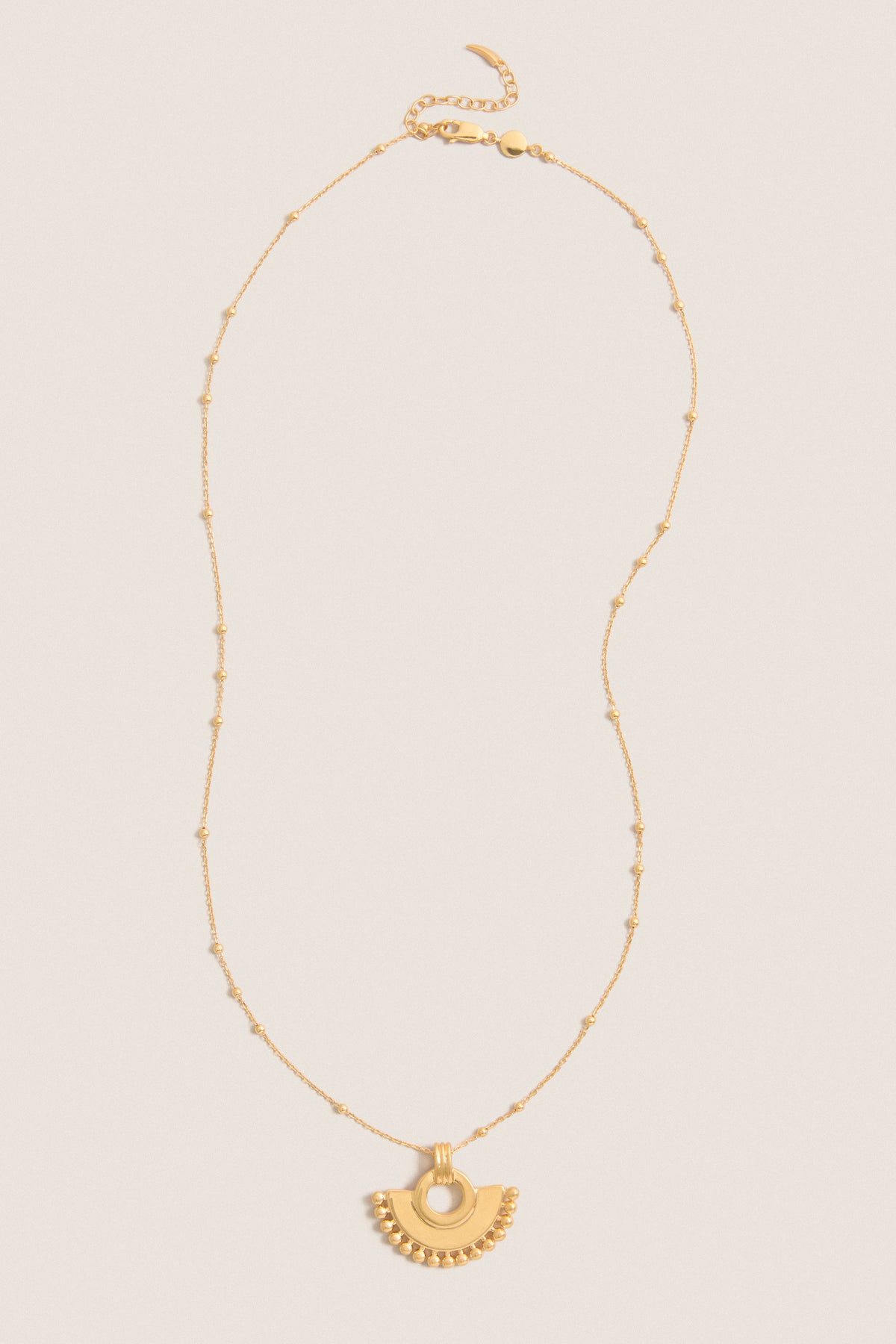 Gold Zenyu Fan Necklace
