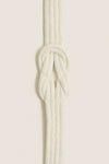 White Rope Belt
