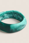 Lichen Organic Bangle Large - Wide