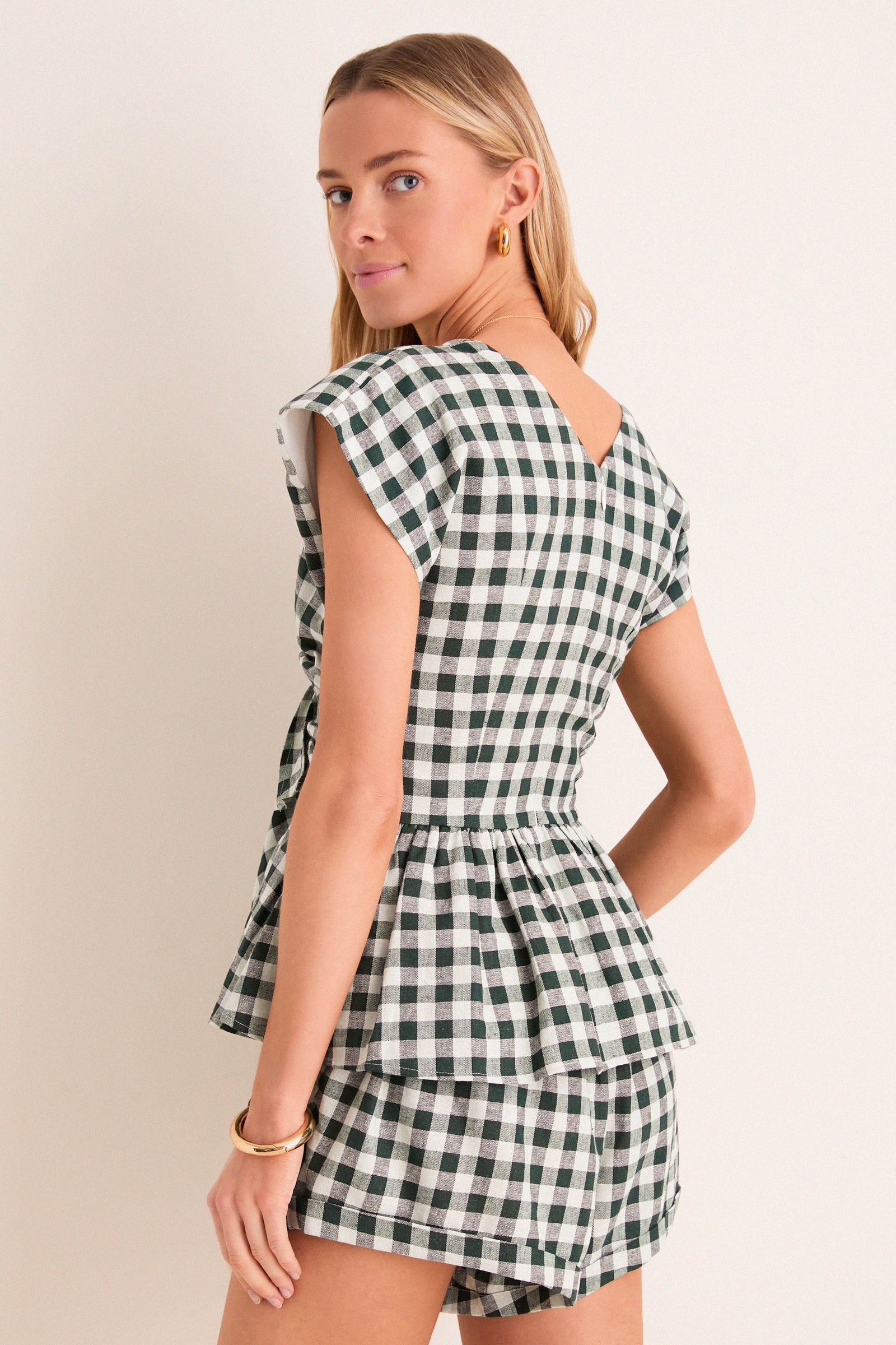 Hamilton Check Everly Top