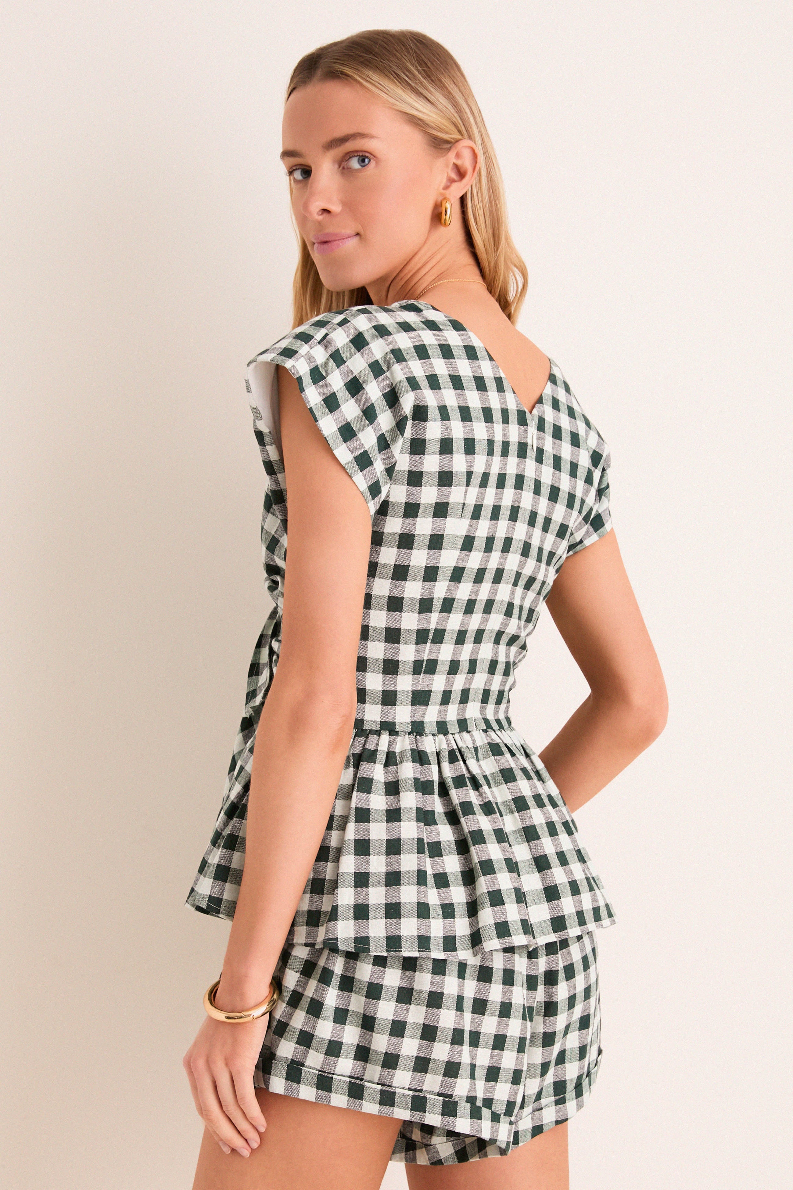 Hamilton Check Everly Top