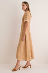 Coconut Sand Dot Casey Dress