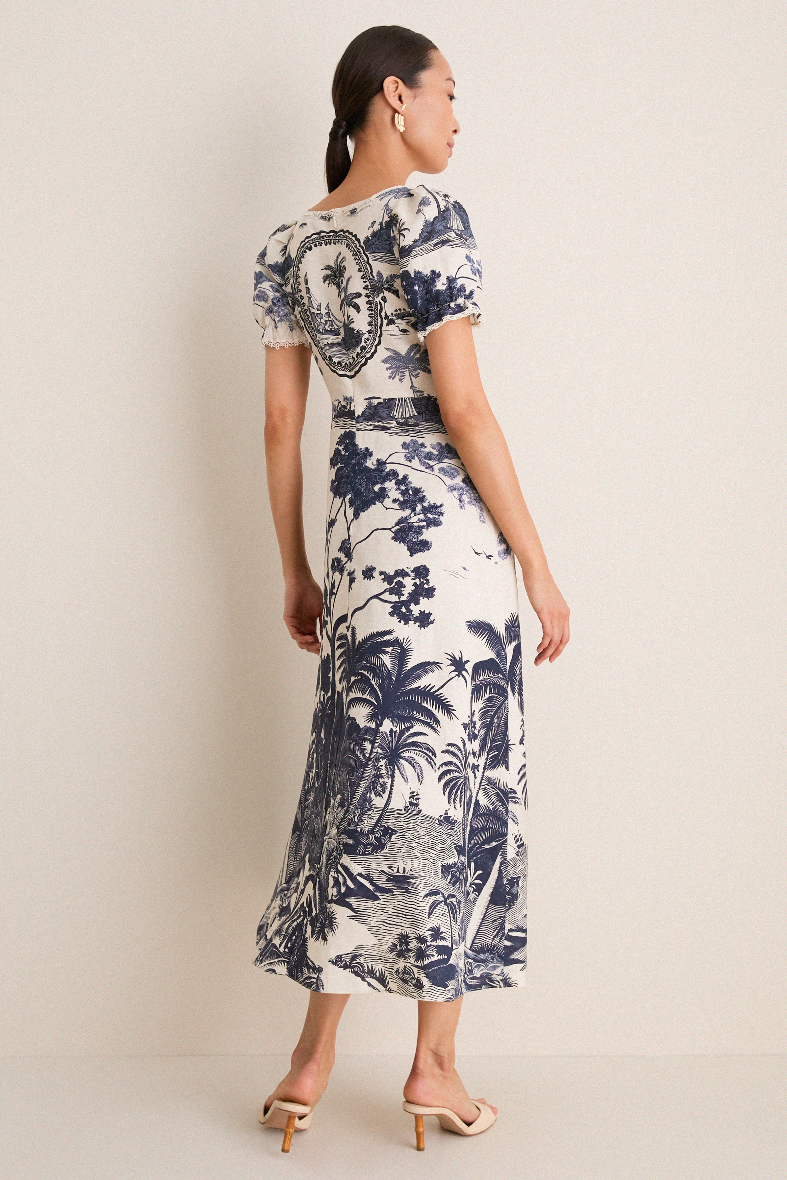 Bermuda Toile Cecily Dress