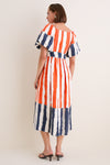 Lighthouse Stripe Red Lucy Dress