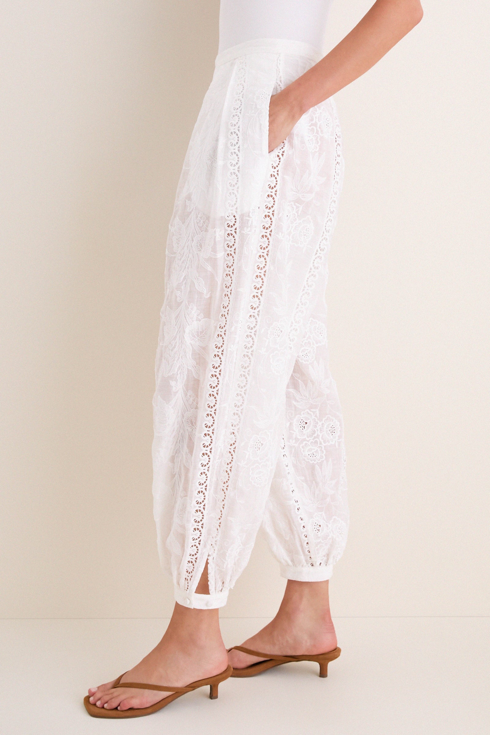 White Calloway Pant