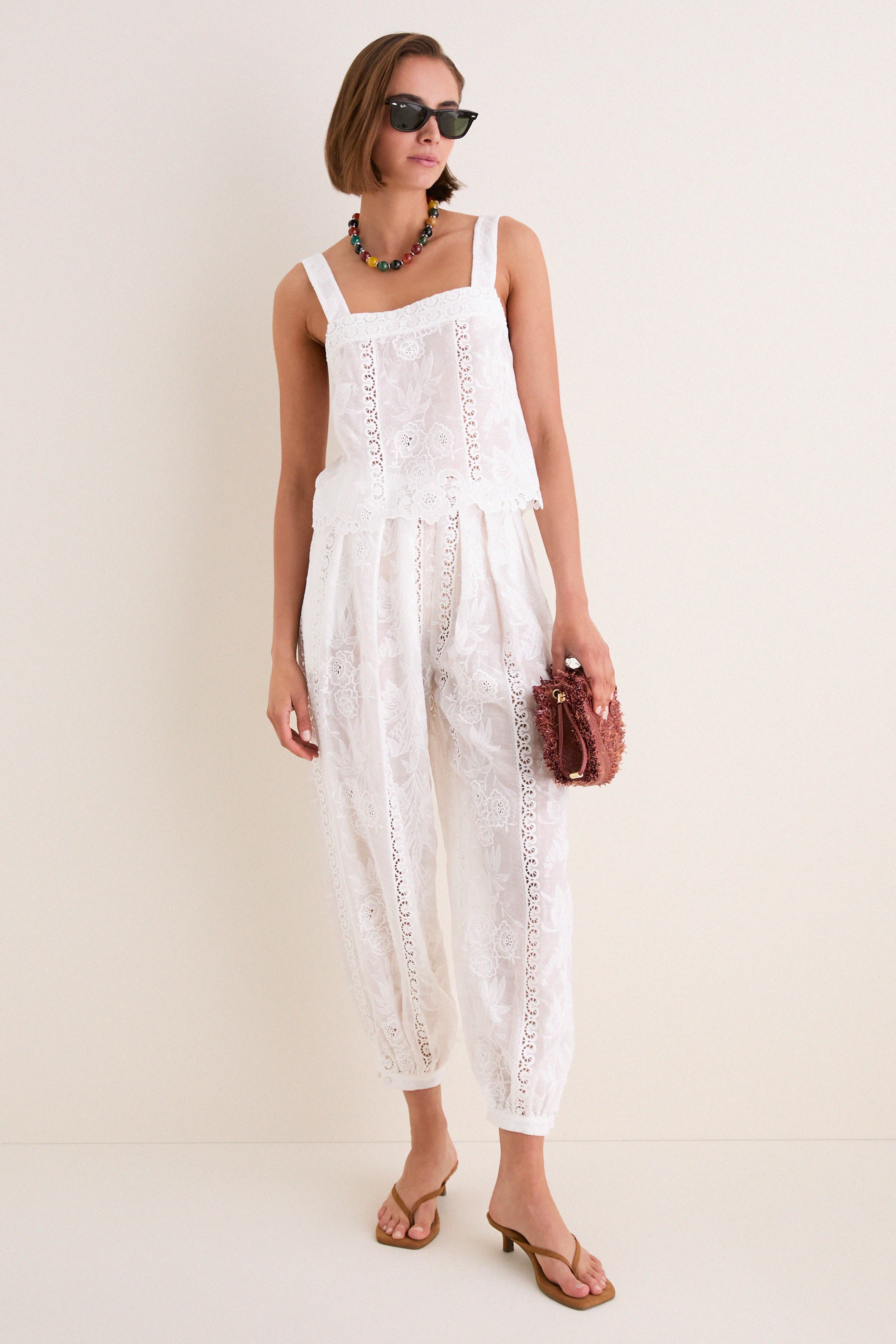 White Calloway Pant