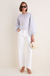 Starlight Embellished Stripe Rue Blouse
