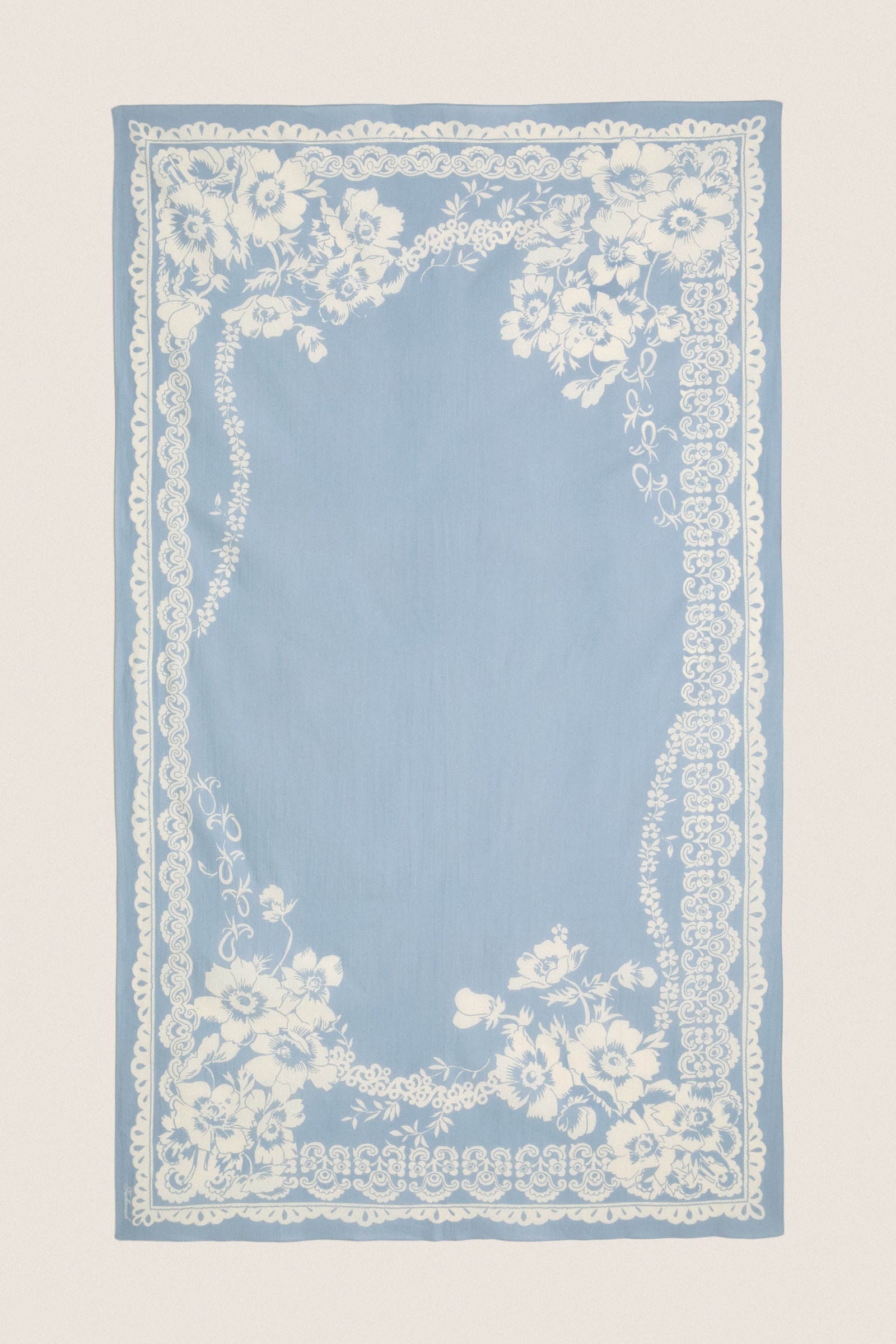 Washed Indigo Poolside Punch Cotton Pareo