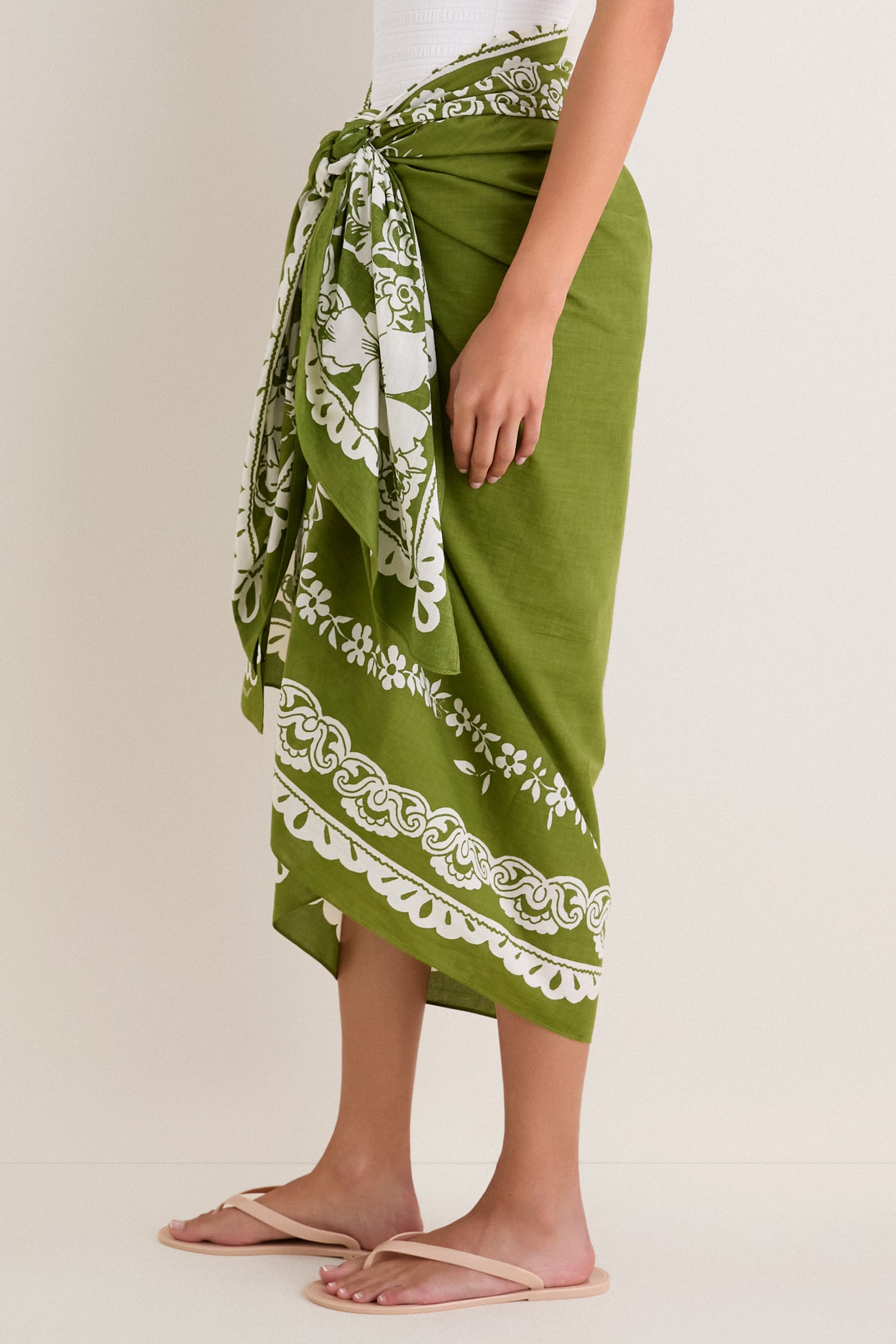 Kiwi Poolside Punch Cotton Pareo