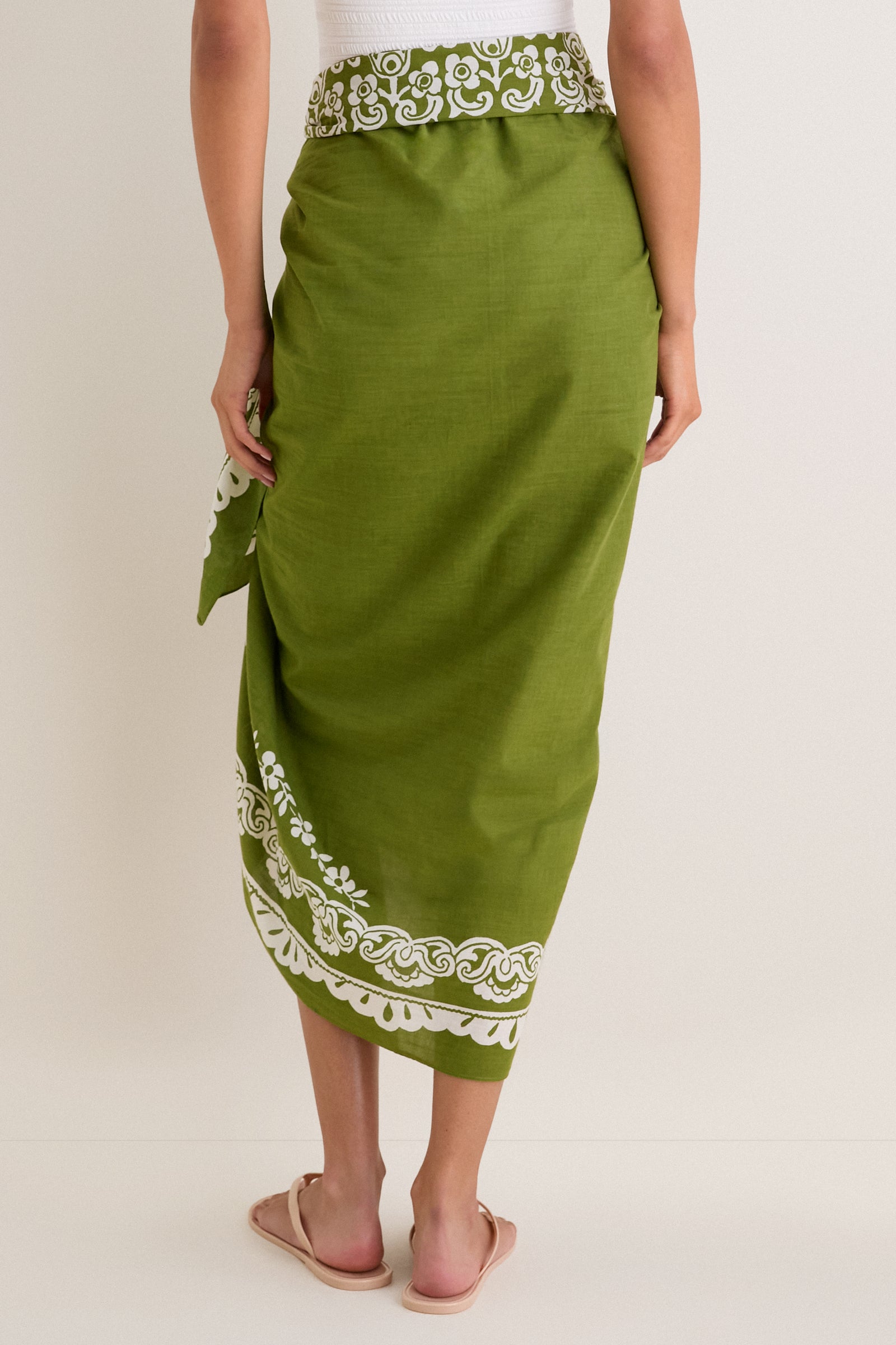 Kiwi Poolside Punch Cotton Pareo