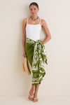 Kiwi Poolside Punch Cotton Pareo