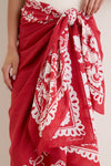 Cherry Poolside Punch Cotton Pareo
