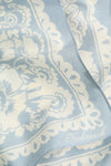 Washed Indigo Tropical Punch Cotton Scarf