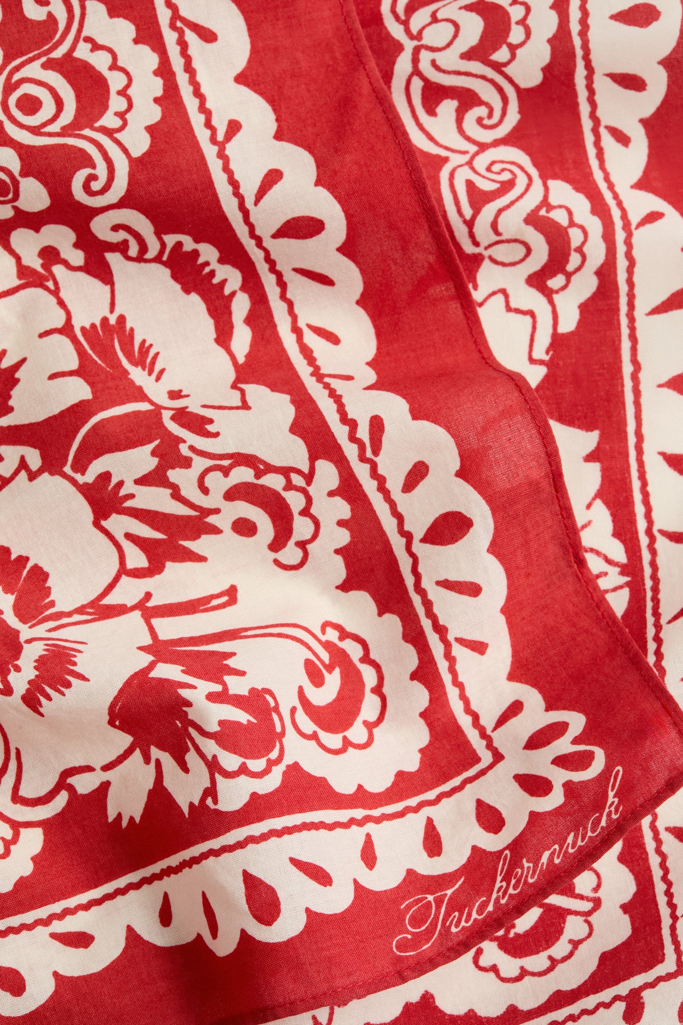 Cherry Tropical Punch Cotton Scarf