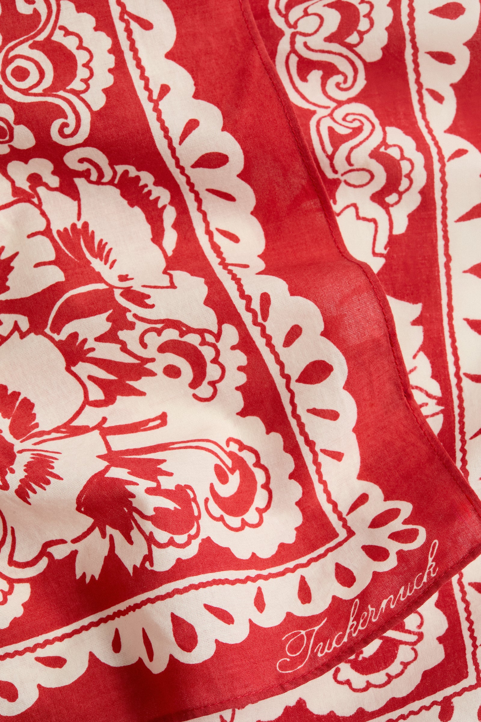 Cherry Tropical Punch Cotton Scarf